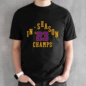 LA In-Season Tournament Champions 2023 Basketball Team Fan Graphic Logo Shirt159